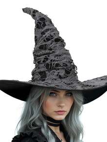 3pcs/Set 2026 New Halloween Witch Costume Gothic Style COS Full Set Witch Outfit Party Role Play Costume Unisex - Single Style - View 5