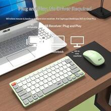 Acer 2.4G Dual-Mode Wireless Keyboard And Mouse Combo, Type-C Rechargeable, Digital Display, Silent Chocolate Keyboard, Adjustable DPI Mouse, Multi-Device Switching, Universal For Desktop, Laptop, And Tablet - View 5