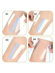 30/20/10pcs Anti-Chafing Thigh Bands, Unisex Anti-Chafing Thigh Pads, Prevent Invisible Chafing And Friction In Summer; Friction Spandex Patch, Suitable For Women's Thighs And Calves, Provide Comfortable Protection; Waistband, Sticker, E-Surface Waterproof Transparent Tape. - View 11