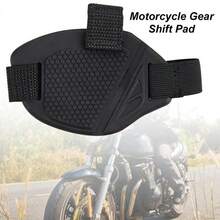 2PCS Motorcycle Gear Shift Pad PU Honeycomb Anti-Slip Shoe Cover, Hook And Loop Strap Universal Easy Installation, Enhances Foot Control And Riding Comfort, Wear-Resistant Anti-Scratch Anti-Dirt Protects Shoe Surface From Gear Lever Wear And Scratches, Full Toe Coverage Design Fits Leather Shoes Work Boots Canvas Shoes Riding Boots And More - Black - View 3