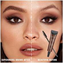 wavytalk 6 Colors Tinted Eyebrow Gel, Durable Waterproof Long Lasting Liquid Brow Pomade Cream, Volumizing & Shaping Makeup For Sparse Light Brows, Smudge-Proof Eye Cosmetics - Espresso#05 - View 3