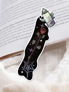 30pcs Vintage Halloween Bookmarks, Creative & Quirky Artistic Style, Versatile Reading Bookmarks For Office And Study Supplies - A - View 4