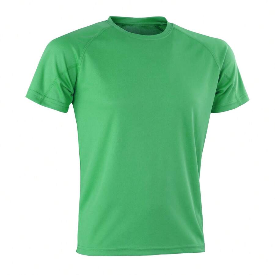 Spiro Mens Aircool T-Shirt - Irish Green - View 1