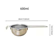 Candle Making Pouring Pot With Heat-Resistant Handle, Wax Melting Pot, DIY Handmade Soap Making For Beginners, 400/600/1200ml - Stainless Steel - View 8