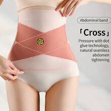 1pc Women's Seamless Waist-Cincher/Tummy Control Belt, Elastic Body Shaping Waistband, Suitable For Fitness And Daily Shaping Support - Multicolor - View 6