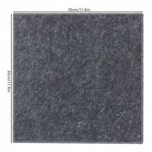 12Pcs High-Density Soundproof Panels, Sound-Insulating Panels, Sound Absorbing - Dark Grey - View 3
