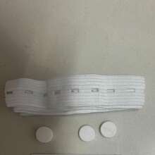 4件組（1條綁帶 + 3個鈕扣）可調節式下擺與腰圍收緊工具組 - 彩色 - 查看 3
