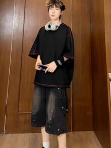 Men Shirts - Black - View 2
