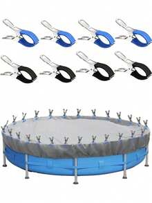 Swimming Pool Cover Clips, Strong Windproof Clips, Suitable For Swimming Pool, Drying Clothes, Quilts And Other Multi-Purpose Clips, Durable Windproof Fixing Device For Securing Swimming Pool Cover - Multicolor - View 7