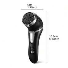 CGECGE Electric Callus Remover Foot Sander/Electric Foot Grinder, Absorbs Debris While Grinding, USB Charging, LED Digital Display, Waterproof And Easy To Clean, Replaceable Grinding Head, Professional Exfoliation / Dead Skin / Keratin - 黑色 - 查看 9