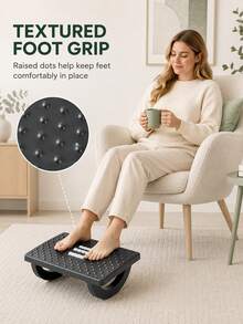 Versatile Ergonomic Under Desk Foot Rest With Massage Points To Comfort Feet Stable Rocking Foot Pedal For The Elderly Foot Stool For Office Chair Ideal For Desk Spaces Suitable For Long-Time Sitting Office Workers Mueble De Sala Muebles - Multicolor - View 5