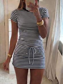 Rayures bleues et blanches