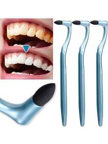 4/3/2/1pc Manual Plaque Cleaner & Polishing Set - Home Plaque Cleaner, Teeth Brightening, Floss Alternative, Prevent Bad Breath, Non-Electric, Suitable For Bathroom. Random Style Random Color, Teeth Cleaning Tool, Dental, Hygiene - Multicolor - View 1