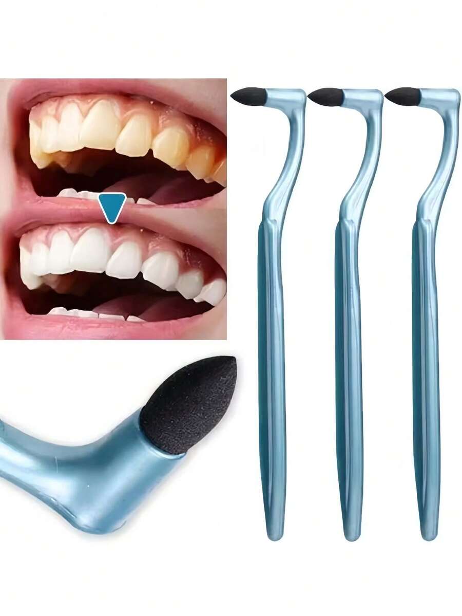 4/3/2/1pc Manual Plaque Cleaner & Polishing Set - Home Plaque Cleaner, Teeth Brightening, Floss Alternative, Prevent Bad Breath, Non-Electric, Suitable For Bathroom. Random Style Random Color, Teeth Cleaning Tool, Dental, Hygiene - Multicolor - View 1