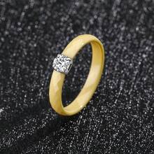 Pinannie 3mm Colorful Enamel Rings For Women, Cubic Zirconia Stainless Steel Ring Engagement Promise Wedding Band Stackable Jewelry Gift For Her US Size 5-12 - Faceted - View 39