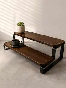 Kệ tổ chức để bàn 4 tầng dạng bậc thang màu gỗ óc chó – phù hợp để đựng mỹ phẩm trong phòng ngủ, hũ gia vị trong nhà bếp hoặc các vật dụng chung trong phòng khách và phòng tắm; giá trưng bày hoàn hảo cho đồ sưu tầm, trang sức và nước hoa. - Nhiều màu - Xem 11