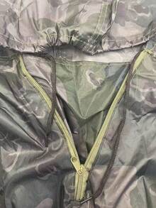 1 pieza Impermeable de Body completo reforzado, capa de lluvia con capucha de una sola pieza, mono impermeable de moda para adultos para ciclismo y senderismo al aire libre - Multicolor - Ver 7