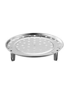 1/4pcs Stainless Steel Steamer Rack - Multi-Hole Design, Detachable With Steamer Feet, Easy To Clean, 4 Sizes Suitable For Home Use - Perfect For Steaming Vegetables And Seafood, Kitchen Essential|Modern Kitchenware|Cookware - Silver - View 12