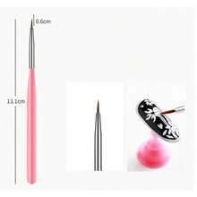 15pcs Pottery Brush Tools Dotting Pattern Dot Pens Brush Acrylic Pen Rocks Ceramics Painting Brush Nail - 15-piece Oil Painting Brush Set - View 5