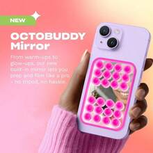 Silicone Suction Cup Phone Holder, Self-Adhesive Wall Mount Phone Bracket, Phone Wall Hanging Fixed Pad - Multicolor - View 5
