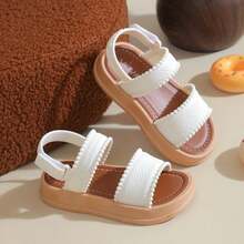 Vicvait Girls' Fashion Sunny Sandals Suitable For Daily Wear - Beige - View 6
