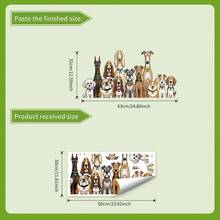 1pc Colorful Dog Collar Combination Wall Sticker, Pet Store Front Desk Background Wall Atmosphere Decor Sticker - Multicolor - View 6