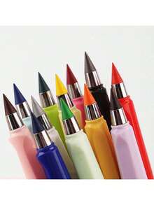 1Pc Magical Eternal Color Pencil, No Sharpening, Erasable And Not Easy To Break, Can Be Used For Sketching And Writing, As Well As School Supplies - Multicolor - View 1