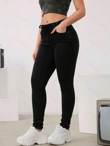 Impala Women Jeans - Black and Gray - View 3