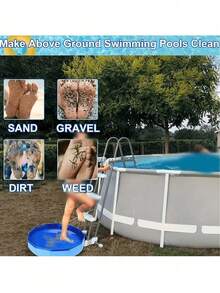 Large PVC Pet Bath Tub, Portable Folding Water Pool, Swimming Pool, Sand Pit For Small And Large Dogs, Cats, Cleaning - Multicolor - View 6