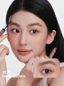 JUDYDOLL 眉部定型啫喱，持久防水防晕染，打造自然眉妆，适合初学者、约会、派对、送朋友/女友、婚礼、婚礼宾客、单身派对、女儿妆容、日常自然妆、甜美妆、浓妆、约会妆容。 - #04 深棕 - 查看 2