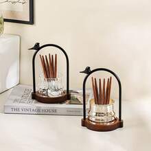 A Vintage-Style Glass Holder For Cutlery-Such As Knives, Forks, And Spoons-Featuring A Convenient Handle; Suitable For Use When Serving Desserts, Cakes, Or Fruit, As Well As For Organizing Tableware And Kitchen Utensils During Home Parties. - Multicolor - View 9