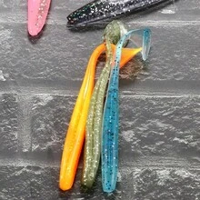 10pcs Soft Lures 7cm T-Tail Worms, 3pcs Lure Hooks 3g 5g 10g Metal Lures, Carp Fishing Lure Tackle Set - T-tail - View 6