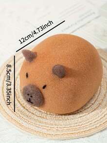2pcs/Set Cute Capybara Shaped Bath Sponge - Soft High-Density Nano Sponge With Gentle Exfoliating Bath Brush, Suitable For Gentle Scrubbing And Foaming Cleaning - Spa Gift | Durable Bath Sponge - Capybara Bath Sponge - View 5