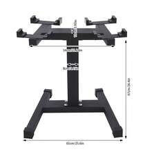 SHIOUCY Support d'haltères de musculation - Noir - Voir 7