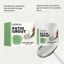 Long Lasting Tile Renovation Grout! 100g Light Grey Patio Sealant Paste, Waterproof Anti-Mold Gap Filler For Indoor Outdoor Ceramic Marble Tile Joints - Tile Grout - View 9
