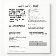 OWS 開耳式氣傳導 TWS 藍牙耳機，開耳式穿戴式立體聲無線耳機，穩定藍牙連接，48 小時長效續航播放與待機，適合日常使用與戶外運動，兼容 iOS 與 Android 智慧型手機 - 查看 9