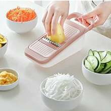 Multi-Functional Vegetable Slicer With Box, Household Shredder For Potatoes, Carrots, Cucumbers, Etc. - Random Color - View 2