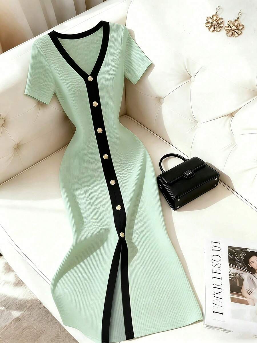 Women Short Dresses - 明茲格林 - 查看 1