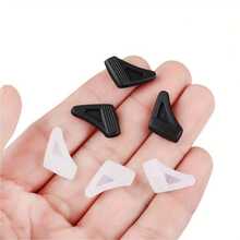 50PCS Silicone Eyeglass Ear Hooks Anti-Slip Temple Grips Glasses Retainers For Sports Running Cycling Gym Eyewear Accessories - Black - View 3