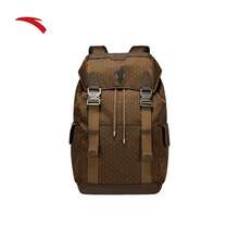 Anta Kyrie Irving Series | Kyrie Denim Vintage Floral Backpack Large Capacity Men's School Bag - Curry Brown - 3 - View 1