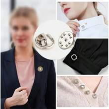 5/10/20pcs Gold Butterfly Pin Backs Clutch Locking Safety Pin Backs, Metal Clutch Pin Backs Replacement For DIY Brooch Badge Jewelry Making Accessories - Multicolor - View 9