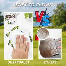 1PC Play Like A Champion Today Printed Golf Head Covers Set For Driver Fairway Hybrid, Durable PU Material, Universal Accessory For Men & Women - Multicolor - View 4