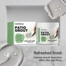 Long Lasting Tile Renovation Grout! 100g Light Grey Patio Sealant Paste, Waterproof Anti-Mold Gap Filler For Indoor Outdoor Ceramic Marble Tile Joints - Tile Grout - View 10