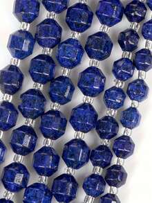  1 Strand 6/8/10mm Natural Lapis Lazuli Round Rondelle Cylinder Faceted Loose Spacer Stone Bead For Jewelry Making DIY Bracelets Accessories - Multicolor - View 11