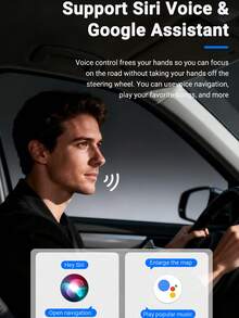 XUDA 2026 新款 2-in-1 無線 CarPlay / Android Auto 超迷你轉接器 2.4-5.0 GHz WiFi 5 車載轉換器，有線轉無線，快速自動連接，無延遲，緊湊設計，附 USB/USB-C 接口，免電池 - D - 查看 6