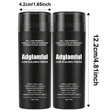 2 PCS 30g Hair Fiber Powder, Covers Hairline, Waterproof & Sweat-Proof, Easy To Clean, Portable Touch-Up, Quick Hair Thickening, Creates Full Contour, Provides Fresh & Voluminous Hair Feel, Suitable For Business Trips & Travel - Multicolor - View 9