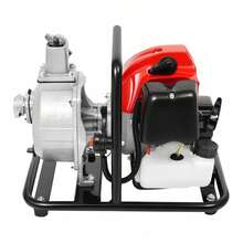 Gasoline Engine Water Pump 2-Stroke Engine Water Pump 43CC Water Transfer Pump  1.25KW/1.7hp - Red and Black - View 8