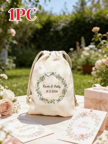 1-10 piezas Bolsas con cordón personalizadas, Bolsas con cordón personalizadas para bodas, Bolsas de almacenamiento de regalos personalizadas, Bolsas de almacenamiento personalizadas para fiestas de cumpleaños, Se ajustan a cualquier teléfono, Bolsas de almacenamiento personalizadas reutilizables, Regalos de aniversario, Día de San Valentín, Cumpleaños, Regalos de boda - Multicolor - Ver 21