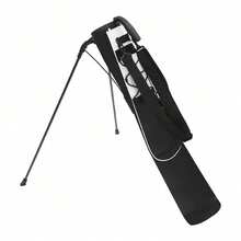 Golf Stand Carry Bag Portable Golf Stand Bag Golf Stand Bag With Shoulder Strap - Black and White - View 4