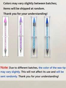 Diamond Painting Tools - Self-Adhesive Rhinestone Pen, Dual-Tip Rhinestone/Gem/Crystal Pickup Pen, And Nail Art Rhinestone Pen; Suitable For 5D DIY Diamond Painting, Cross Stitch And Nail Art Decoration; Essential DIY Nail Art Tools. - Multicolor - View 10